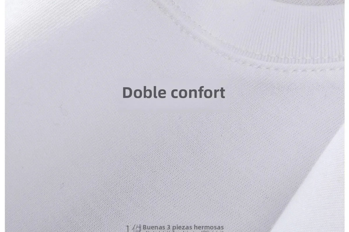 300g Cotton T Shirts Men Short Sleeved Heavyweight Summer Round Neck Loose Breathable Shirt for Men Women Basic Tee