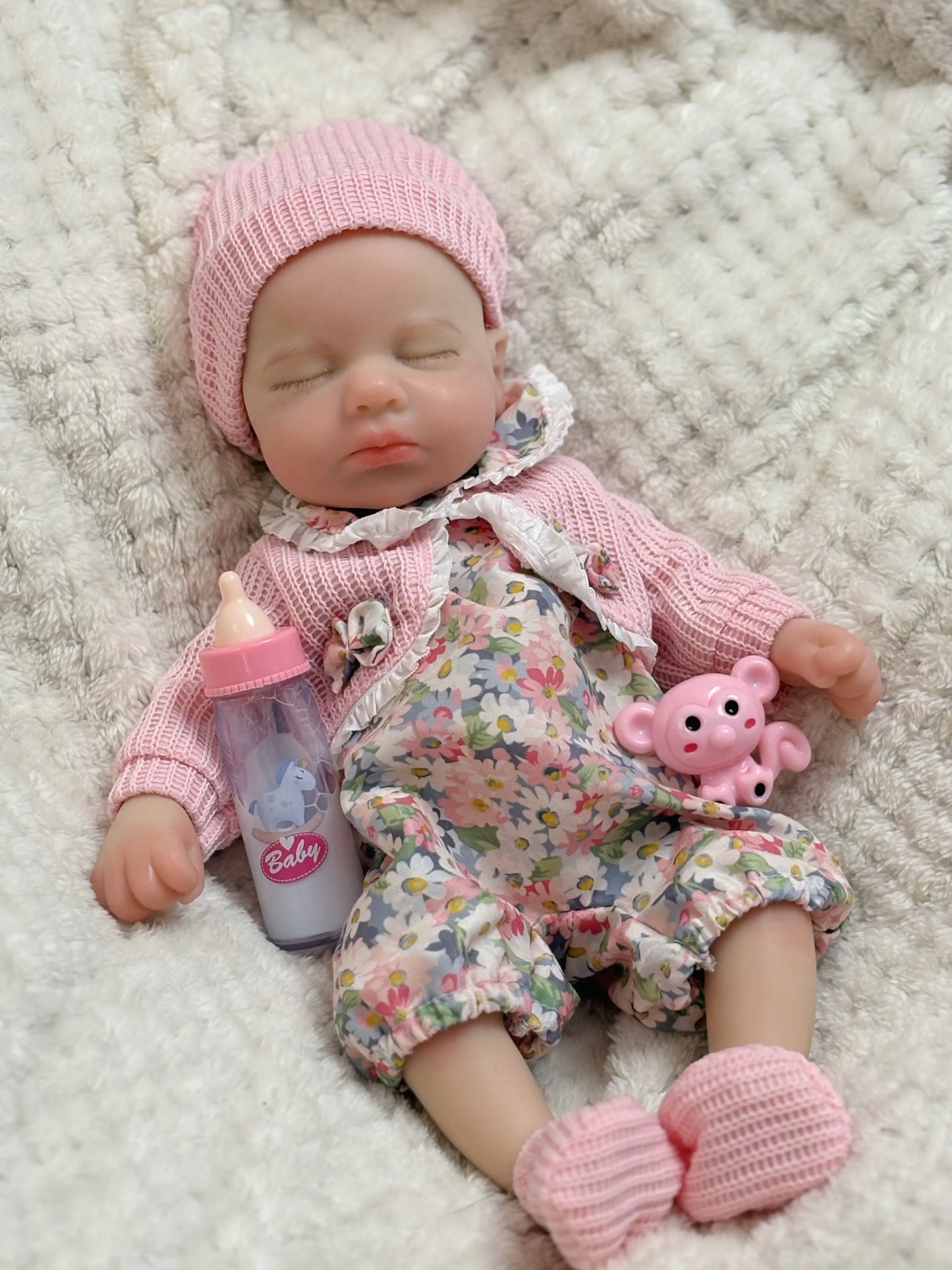 OtardDolls Loulou Can Open mouth Reborn Doll Baby Full Body Soft Silicone Bebe Doll Toys