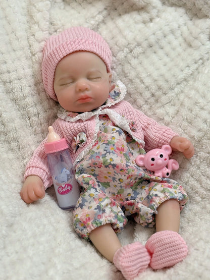 OtardDolls Loulou Can Open mouth Reborn Doll Baby Full Body Soft Silicone Bebe Doll Toys
