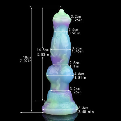 YOCY Long Horse Dildo Silicone Female Masturbator Knot Animal Anal Plug Butt Prostate Massager Stimulator Sex Toys For Couple