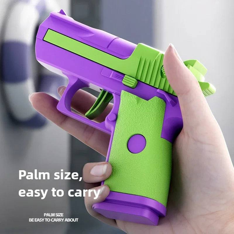 Mechanical Continuous Firing Water Gun Toys for Kids Summer Outdoor Beach Pool Toy High-pressure Mini Pistol Water Guns for Baby