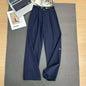 2026 Loose Casual Pants Women's Summer High Waist and Thin Yoga Pants Breathable Drape Straight Mouth Wide Leg Sweatpants