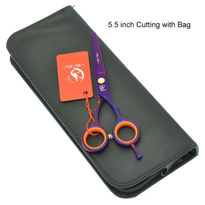Meisha 5.5 inch Professional Hair Cutting Thinning Styling Tool Japan 440c Hairdressing Scissors Set Hair Salon Shears A0027A