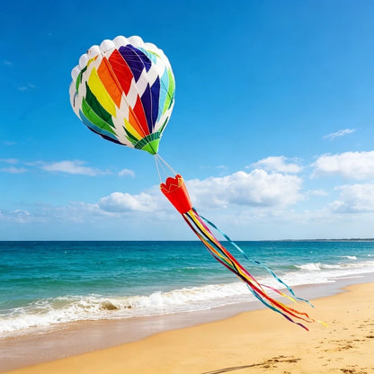 Hot Air Balloon kite flying soft kites nylon inflatable kites dragon for adults kite string winder parachute kites factory pipa
