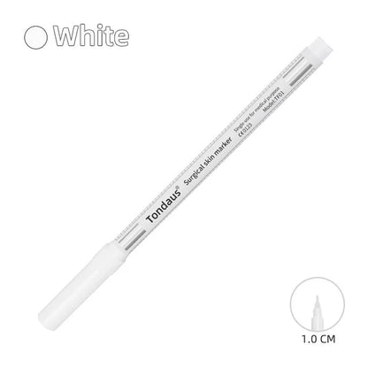 1pc Professional Surgical Sterile Skin Marker Pen Microblading Tattoo Eyebrow Lip Skin Marker Pen Measuring Ruler Set Tool