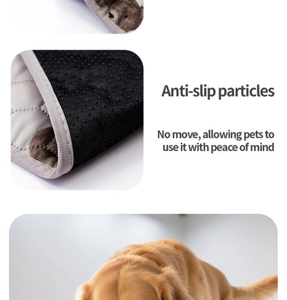1PC Washable Reusable Pet Mat Training Pad, Suitable for Dogs and Cats, Non-Slip,Dog Cat Pad Blanket,  Pet Accessories