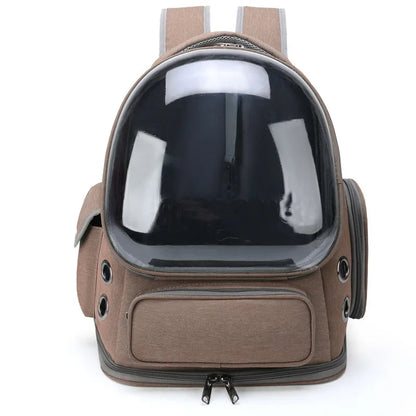 2026 New Portable Cat Bag Transparent Space Cabin Shoulder Dog Cat Travel Small Pet Bag Adjustable Shoulder Strap