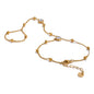 Yhpup Trendy Stainless Steel Zircon Beads Back of Hand Chain Finger Bracelet Fashion Chic Sexy Jewelry Waterproof Wholesale Gift