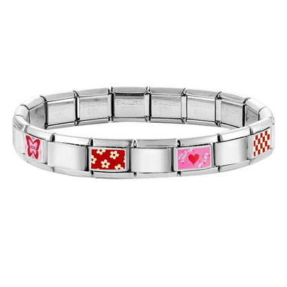 Wholesale Cute Animal Swimming Dogs Cats Sheep Charm Bracelet Fit 9mm Bracelet Stainless Steel Italian Links Making DIY Jewelrys