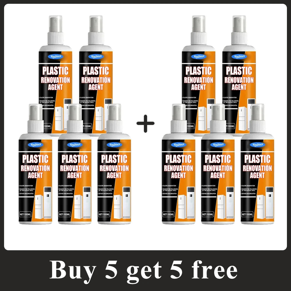 General Household Plastic Repair Agent Plastic Renovation Spray Easily Removes Scratches, Oxidizes, Yellows and Repairs