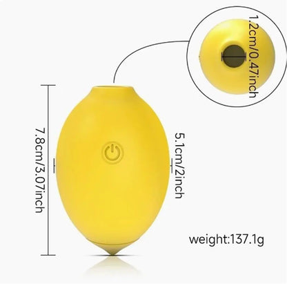 Lemon Vacuum Sucking Clitoral Stimulator with 10 Strong Sucking Modes Adult Sex Toys Vibrators Female Oral Nipple Clit Vibrating