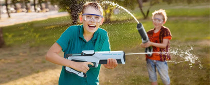 Kids Electric Water Gun Toys Summer Outdoor Beach Battle Game Full Automatic Induction Absorb Water Spray Guns for Children Gift