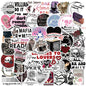 10/50/100pcs Mix Kawaii Smut Bookish Dark Romance Reading Book Stickers Aesthetic DIY Scrapbooking Notebook Laptop Phone Sticker