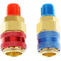 R134A Low High Auto Car Quick Coupler Connector Brass Adapters Car Air Conditioning Refrigerant Adjustable AC Manifold Gauge