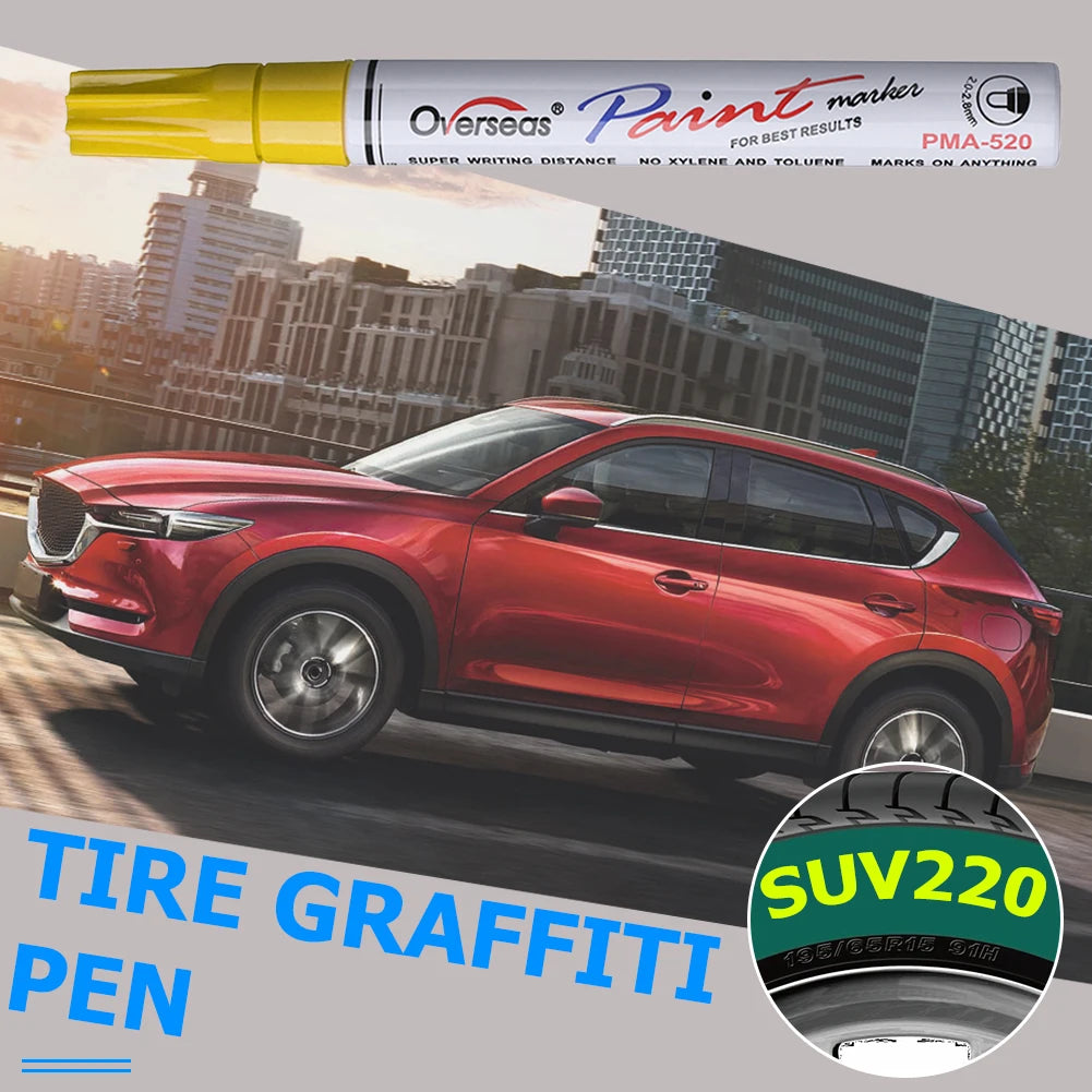 Car Scratch Repair PenWaterproof Auto Touch Up Paint Pen Fill Remover Vehicle Tyre Paint Marker Clear for Car Styling Fix Care