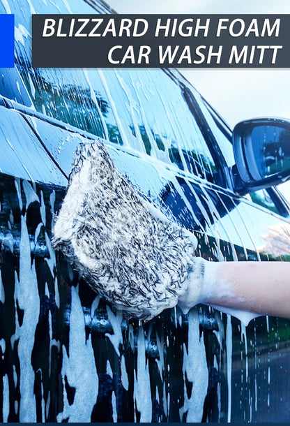 SEAMETAL Car Wash Brush Plush Premium Wheels Brush Non-Slip Handle Easy To Cleaning Rims Spokes Wheel Barrel Cleaning Mitt