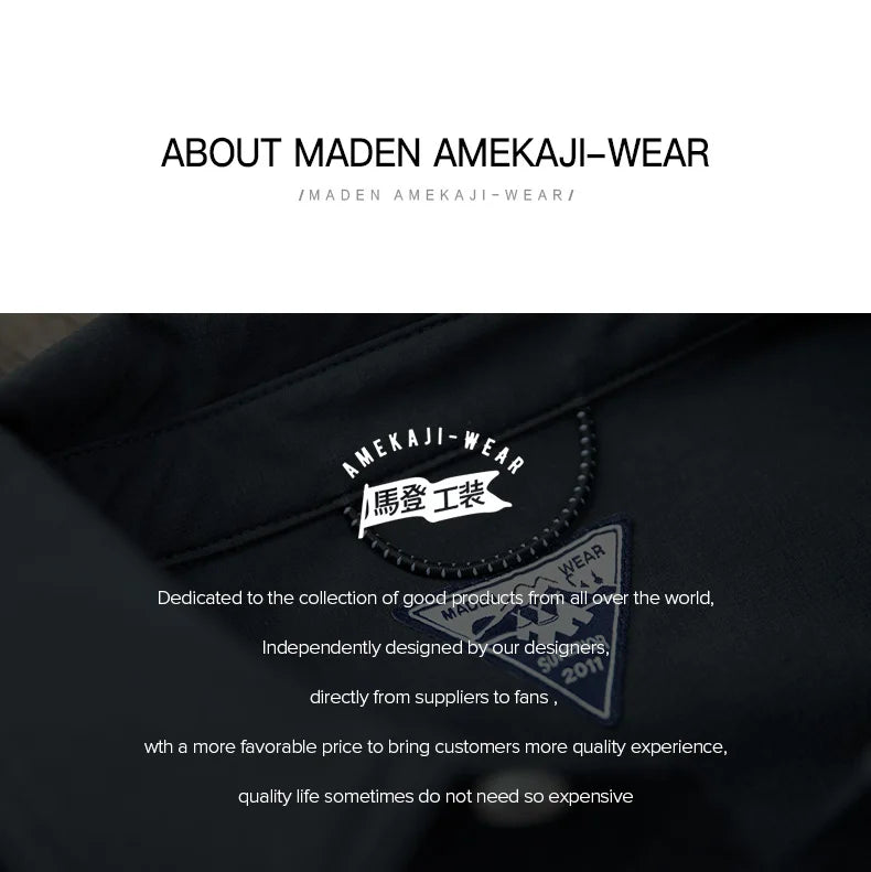 Maden Retro Denim Wash Baggy Men's Jeans Wide Leg Tapered Pants Fashion Casual Streetwear Jean Straight Elastic Men Trousers