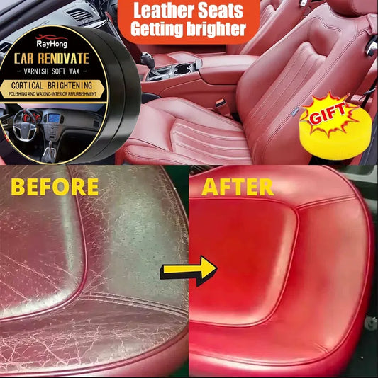 Multifunctional Leather Care Maintenance Oil Cleaning Cream for Car Interior Leather Seat Sofa Bag Shoes Jacket Care Polishing/v