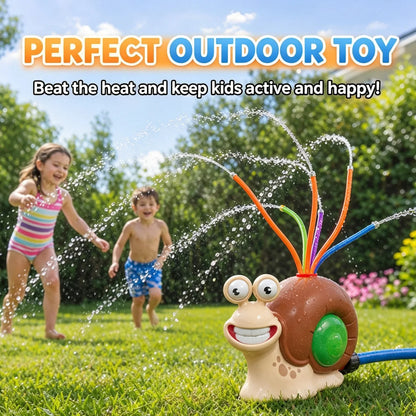 Water Spray Outdoor Toy Snail Sprinkler Backyard Garden Water Toys Summer Yard Cartoon Splash Sprinkler Baby Bath Toy for Kids