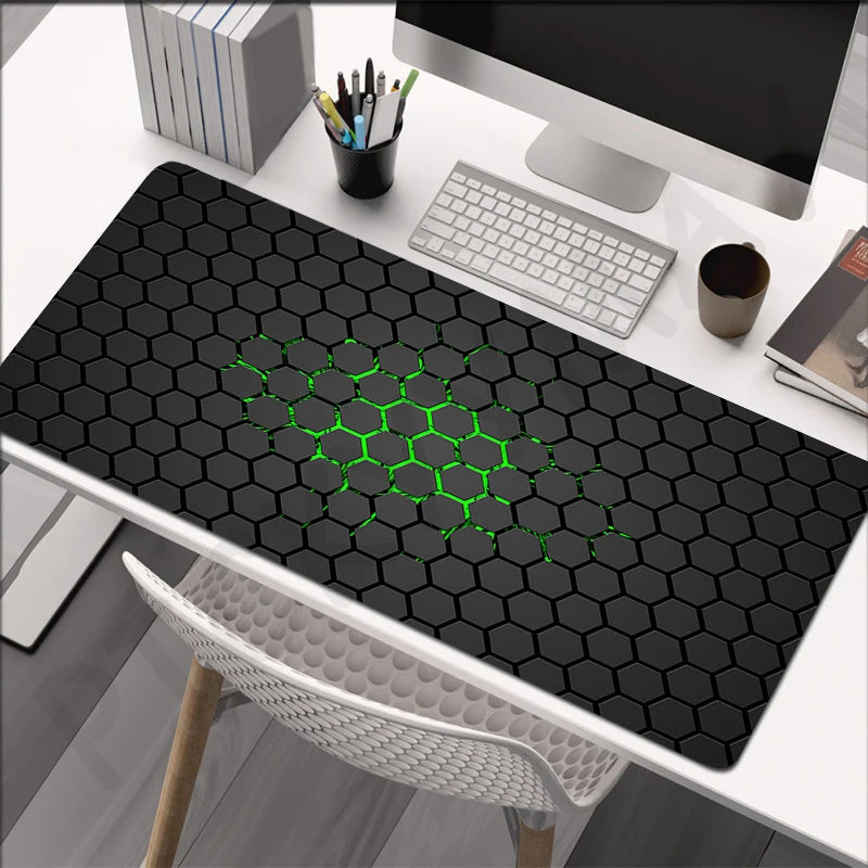 Large Gaming Mousepads Mouse Pad Computer Mousepad Geometric Mouse Mat 90x40cm Desk Pads For PC Keyboard Mats Table Rug