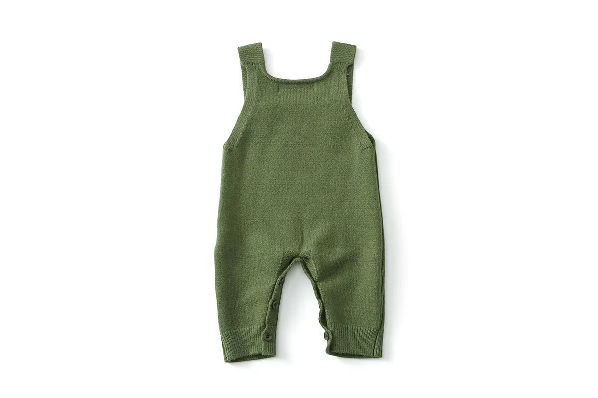 MILANCEL New Spring Baby Overall 3M-6Y Solid Color Infant Girls Knit Rompers 6 Colors Versatile Children Suspenders Jumpsuit