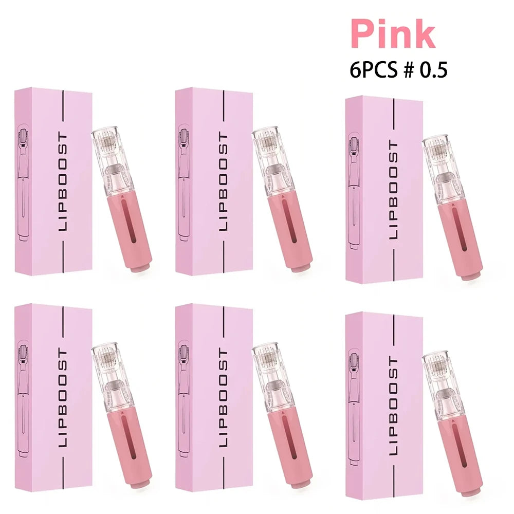 1/2/4/6pcs Derma Roller 0.2mm 105pcs Titanium Needle Lip BOOSTER Microneedle Dermaroller Face Massage Lip Beard Beauty Skin Care