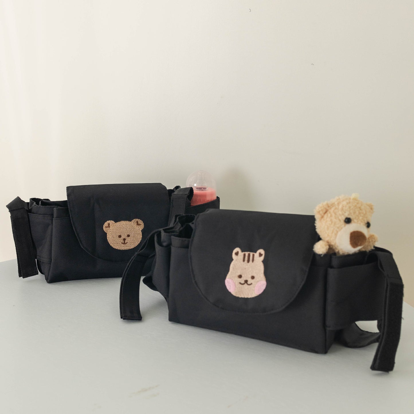Baby Stroller Bag Pram Organizer Baby Accessories Cup Holder Newborn Trolley Portable Travel Car Bags for Carriages Universal