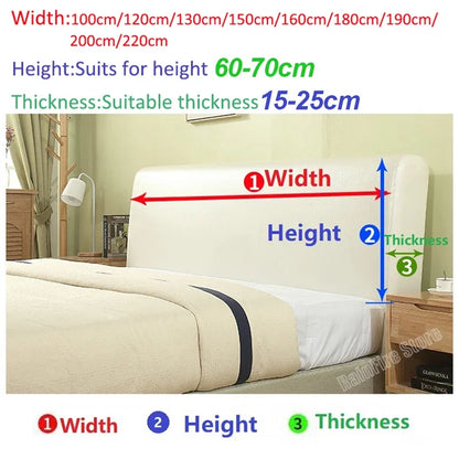 Bedhead Cover Thickened Soft-package Bedspreads Backrest Anti-collision Universal Headboard Protective Cover Cool-feeling