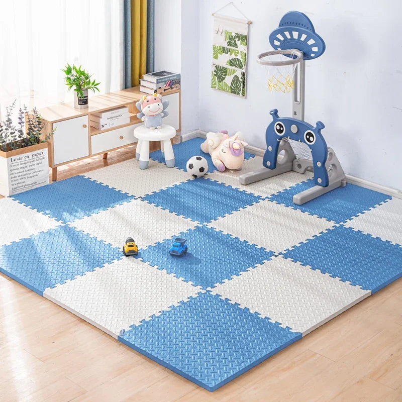 4-20Pcs Foam Baby Play Mat Puzzle Mat Kids Interlocking Exercise Tiles Rugs Floor Tiles Toy Non-slip Carpet Soft Carpet 30*1cm