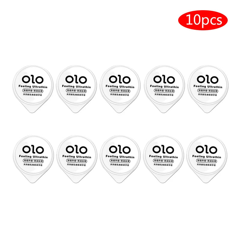 10/50pcs Hyaluronic Acid Condom Cock Penis Sleeve Natural Latex Lubricate Ultra Thin Condom Contraception Supplies Adult Sex Toy