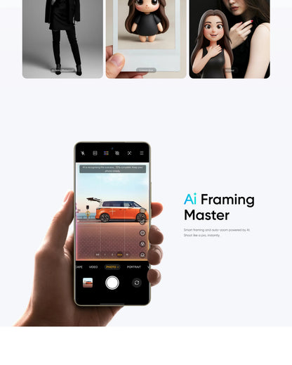 realme 16 Pro Plus 5G Smartphone realme 16 Pro+ 200MP OIS Camera Snapdragon 7 Gen 4 6.8'' AMOLED 144Hz Curved Screen 7000mAh Bat