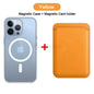 For Magsafe Magnetic Wireless Charging Case For iPhone 15 11 12 13 14 Pro MAX Mini XR XS 7 Plus Leather Wallet Card Holder Cover