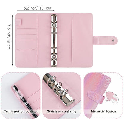 NEW A6 Money Budget Planner Binder With Zipper Envelopes, Cash Envelopes For Budgeting, Money Organizer For A6 Cash Budget Binde