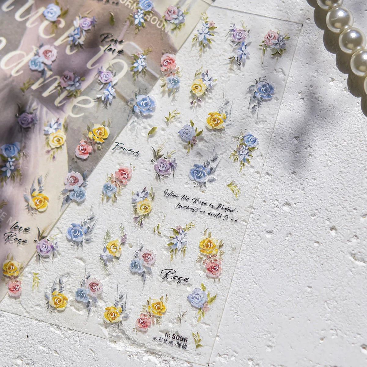 Cute Animal Face 5D Nail Art Stickers Cartoon Cat Bunny Dog Mouse Kawaii Expressions Simple Self Adhesive Manicure Decal DIY