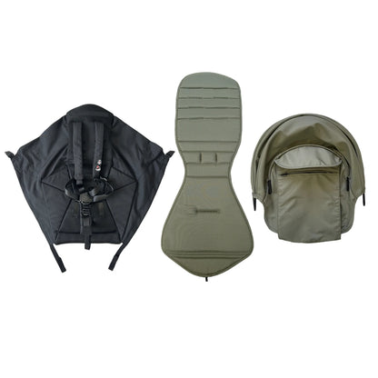 MomTan Stroller Accessories Replacement Set Extended Canopy & Seat Cushion & Seat Base For Babyzen YOYO Series & Stokke YOYO3