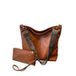 2-Piece Large Capacity Bohemian Wide Strap Soft PU Tote Bag, Shoulder & Handheld Bag, Ideal Birthday Gift