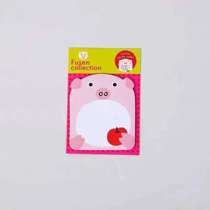 1 Pcs Sticker Cute Kawaii Animal Sticky Notes Notepad Memo Pads Office School Supply Stationery Panda Cat Hare Bookmark Post