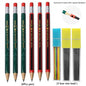 1-42Pcs Mechanical Pencils Set 2B 2.0mm Automatic Student Pencils with Sharpener Color Pencil Leads School Pens Cute Stationery