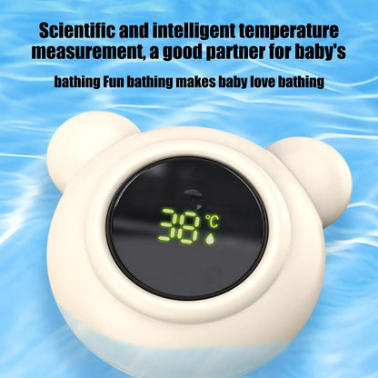 Baby Bath Thermometers Digital Safe Bath Water Thermometers With LED Display Toddler Care Tool for Travel Nursery Pediatric