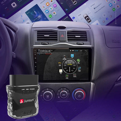 Junsun Mini Auto Scanner ELM327 Bluetooth 4.0 compatible OBD2 V3 Adapter Car Diagnostic Tool Scan Tool for Car Accessories
