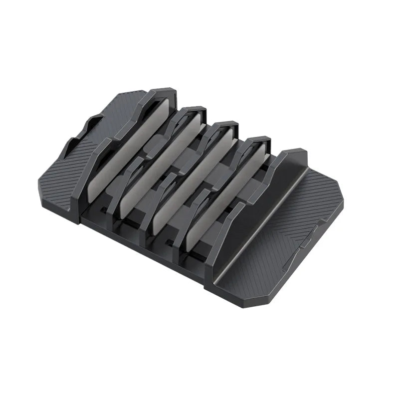Vertical Laptop Stand Holder Adjustable Desktop Notebook Dock for Macbook iPad Phone Kindle Tablet 3In1 Storage Holder Support
