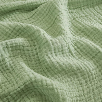 Double Gauze Cotton Muslin Fabric by the Meter for DIY Craft & Sewing Material Like Dress Towel Cheesecloth Table Runner Fabrics