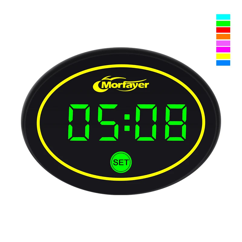 New Model Fashion Multi-functional  4-in-1 Motorcycle Touch Screen Voltmeter TIME TEMPERATURE With RGB