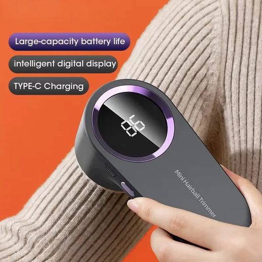 1 vnt. pūkų valiklis drabužiams Skaitmeninis elektrinis granulių pūkelių valiklis USB įkraunamas audinių skustuvas megztiniams Dropshipping