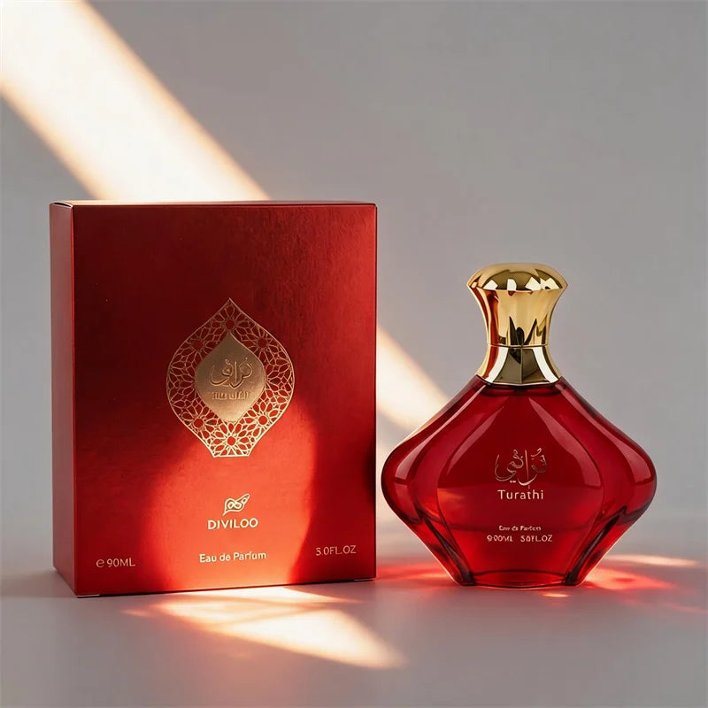Arabian Luxury Perfume 90ml Jasmine Lemon Amber Eau De Toilette Long-lasting Premium Perfume For Women Unisex Fragrance Spray