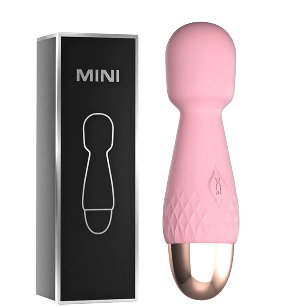 10 Modes Strong Vibration Mini Vibrator Magic Stick USB Charging Massager Clitoris G-Spot Vibrators Sex Toy For Women Adults 18