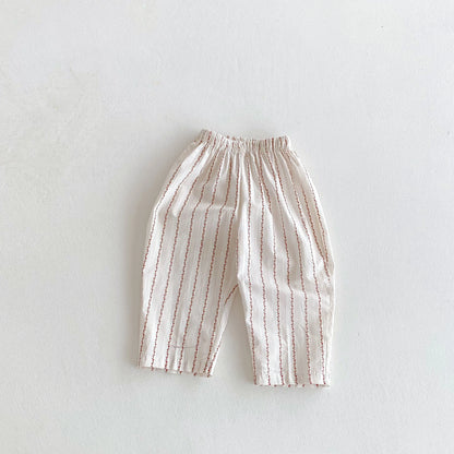 Baby Boys And Girls Summer New Style Casual Trousers Children's Clothes Loose Kids Harem Pants Popular Design Child Long Pants