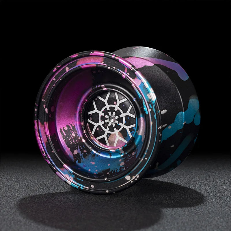 Yoyo Professional Magic Metal Yoyo With 10 Ball Bearing Alloy Aluminum High Speed Unresponsive Yoyo Classic Toys For Kids