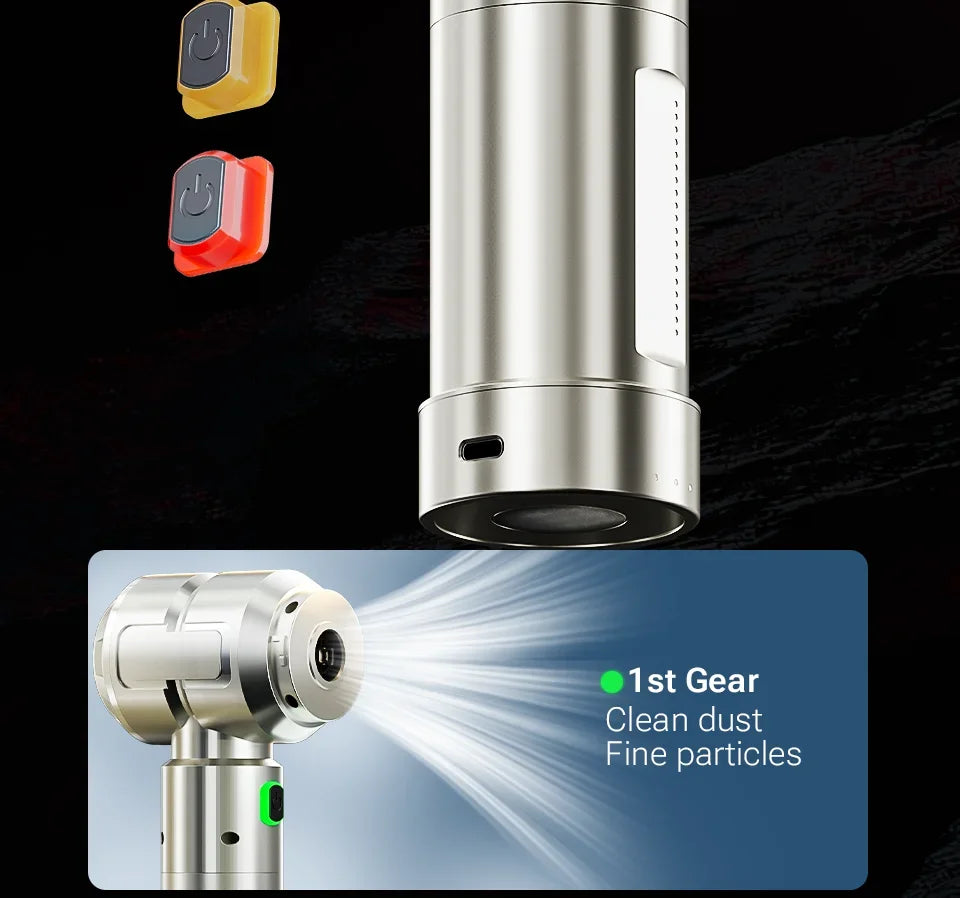 SZUK Car Vacuum Cleaner Portable Blower Handheld Cleaning Machine with LED Light Powerful Wireless Mini Vacuum Cleaner for Car