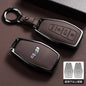 Car Zinc Alloy Leather Key Case Cover Holder Chain For Geely Okavango Coolray Atlas Monjaro Tugella Emgrand GT S Proton X50 X70